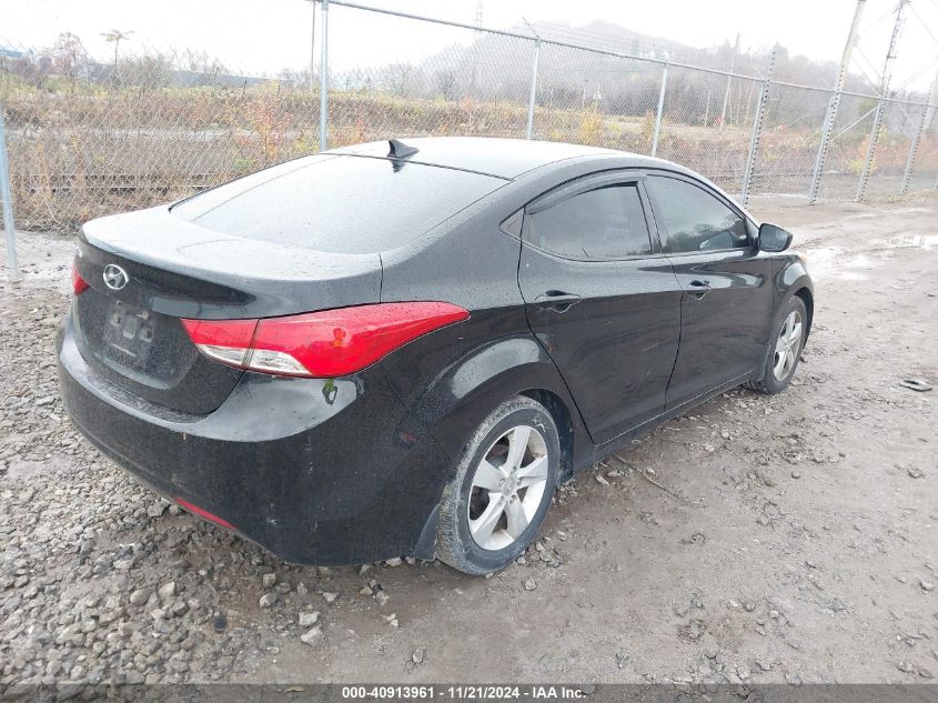 2013 Hyundai Elantra Gls VIN: 5NPDH4AE3DH406553 Lot: 40913961