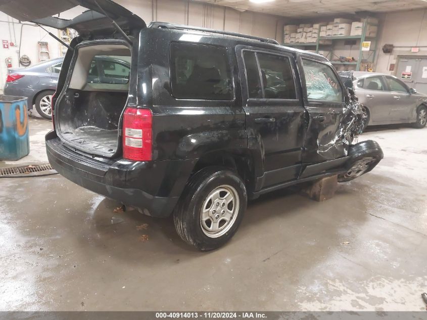 VIN 1C4NJRBB5FD135210 2015 Jeep Patriot, Sport no.4