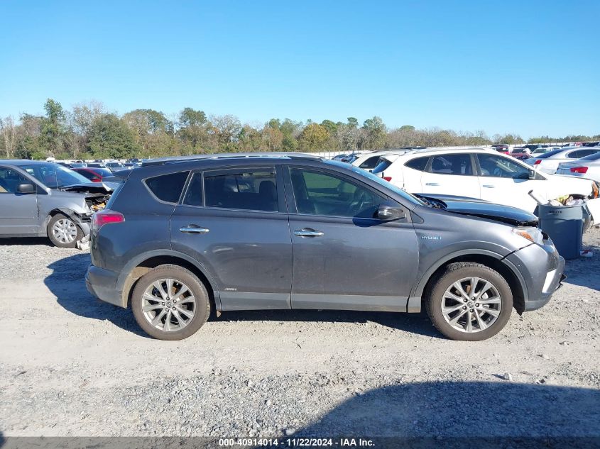 2016 Toyota Rav4 Hybrid Limited VIN: JTMDJREV8GD018126 Lot: 40914014