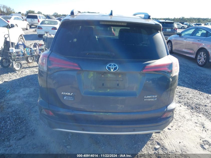 2016 Toyota Rav4 Hybrid Limited VIN: JTMDJREV8GD018126 Lot: 40914014