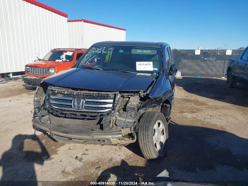 2013 Honda Pilot Lx VIN: 5FNYF3H21DB039020 Lot: 40914030