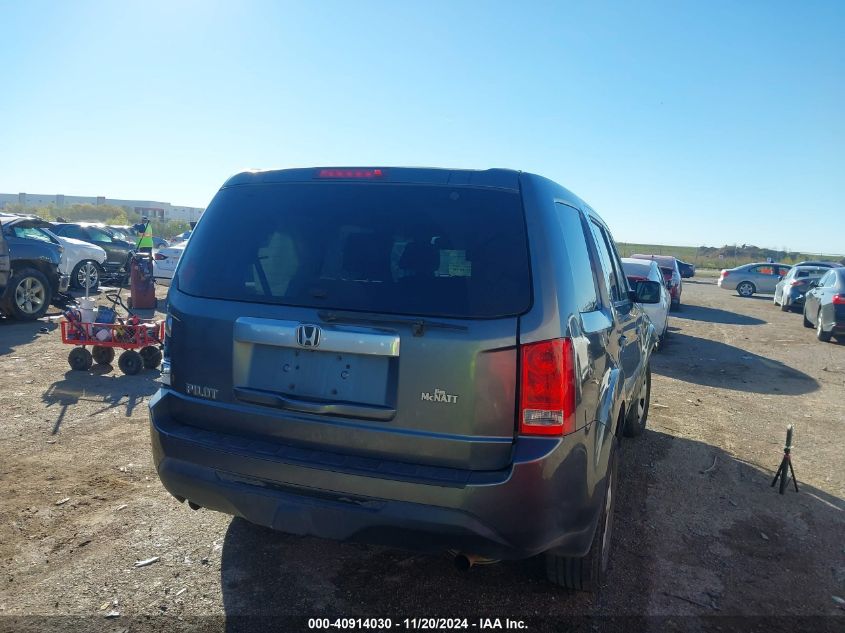 2013 Honda Pilot Lx VIN: 5FNYF3H21DB039020 Lot: 40914030