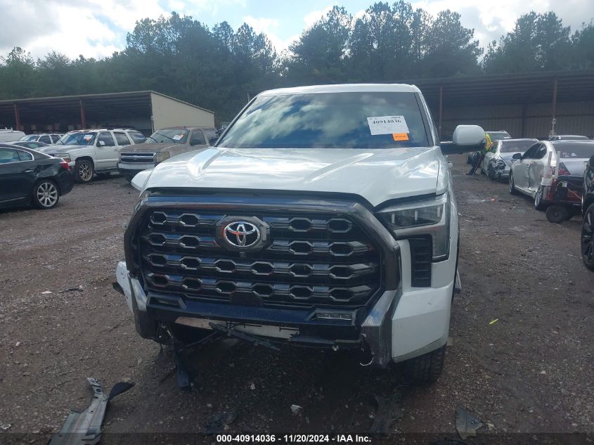 2022 Toyota Tundra Platinum VIN: 5TFNA5DB5NX012624 Lot: 40914036