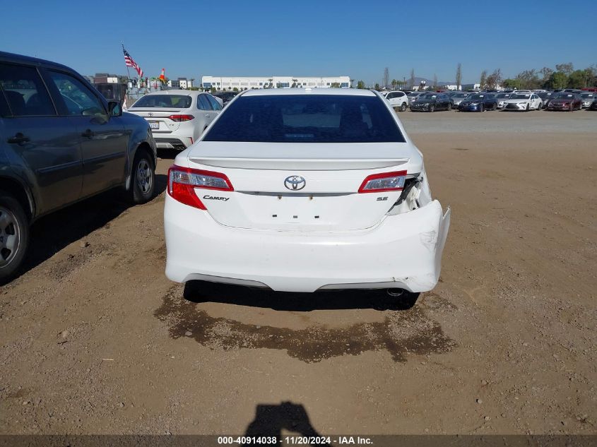 2014 Toyota Camry Se VIN: 4T1BF1FK5EU728348 Lot: 40914038