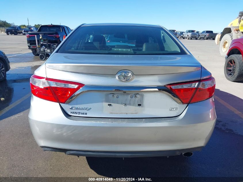 2016 Toyota Camry Se VIN: 4T1BF1FK6GU137464 Lot: 40914049