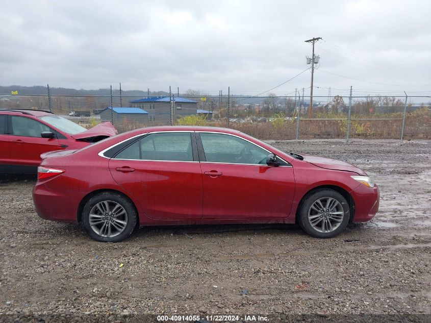 2016 Toyota Camry Se VIN: 4T1BF1FK3GU588786 Lot: 40914055