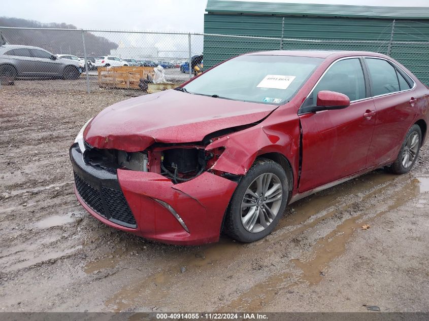 2016 Toyota Camry Se VIN: 4T1BF1FK3GU588786 Lot: 40914055