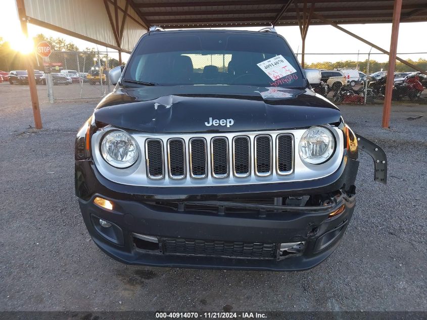 2018 Jeep Renegade Limited Fwd VIN: ZACCJADB5JPJ18503 Lot: 40914070