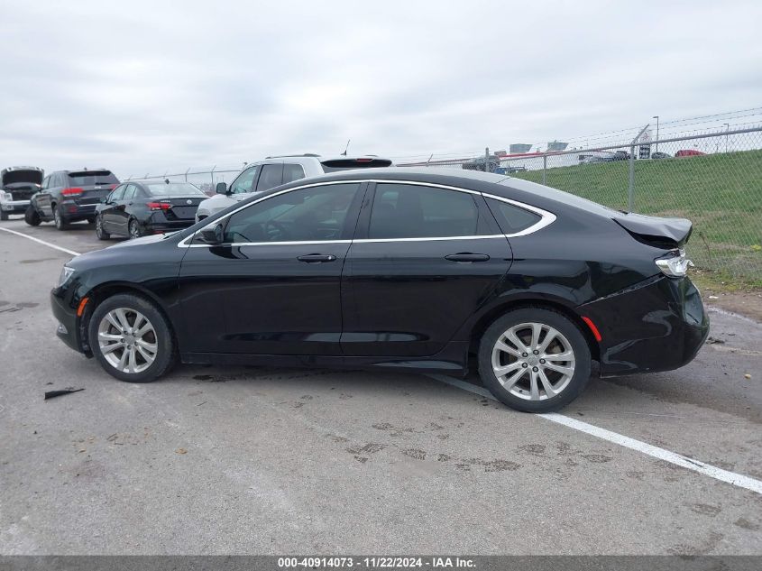 2015 Chrysler 200 Limited VIN: 1C3CCCAB6FN738343 Lot: 40914073