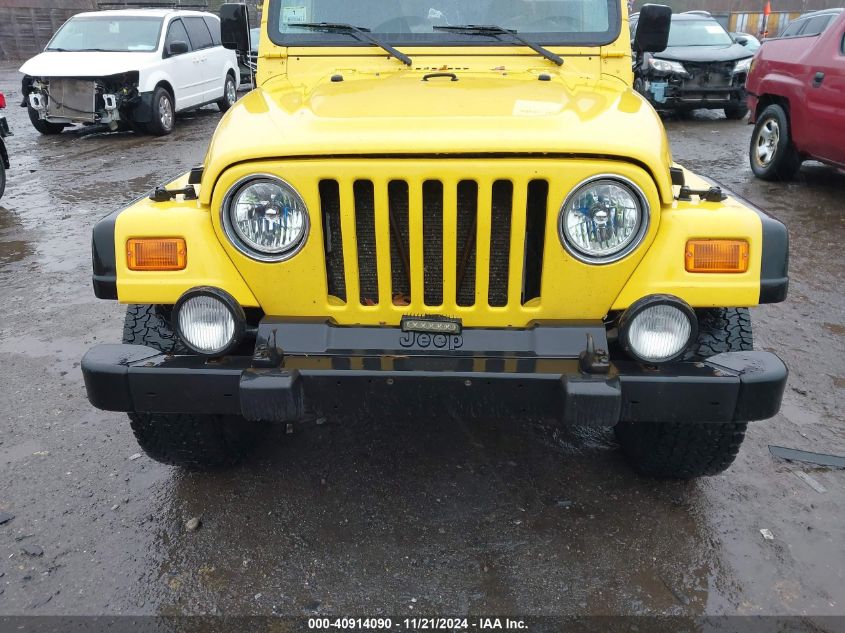 2001 Jeep Wrangler Sport VIN: 1J4FA49S21P323861 Lot: 40914090