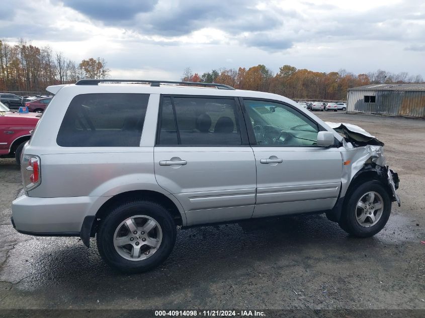 2006 Honda Pilot Ex-L VIN: 5FNYF187X6B026303 Lot: 40914098