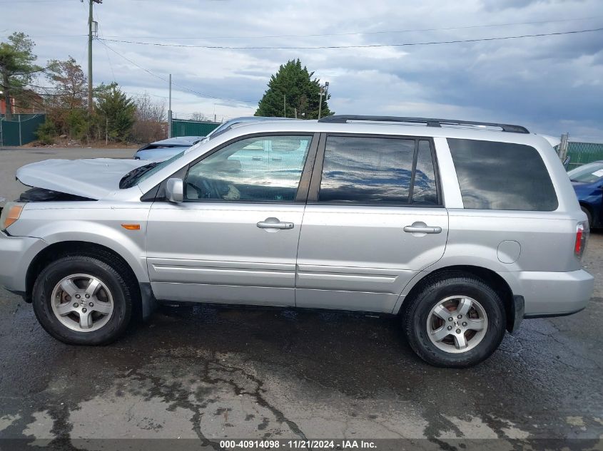 2006 Honda Pilot Ex-L VIN: 5FNYF187X6B026303 Lot: 40914098