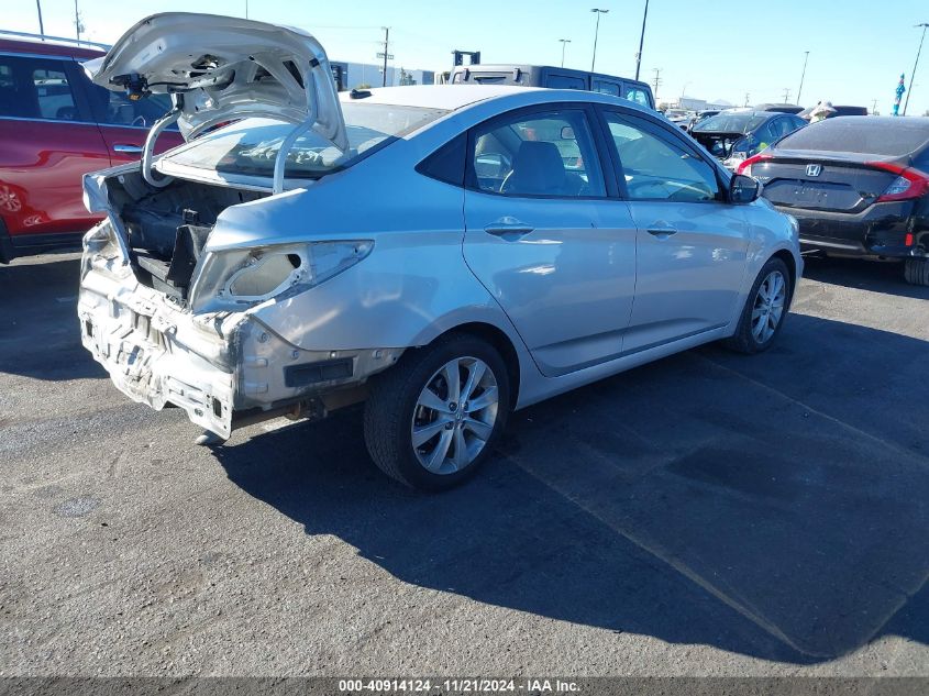 2012 Hyundai Accent Gls VIN: KMHCU4AE6CU179656 Lot: 40914124