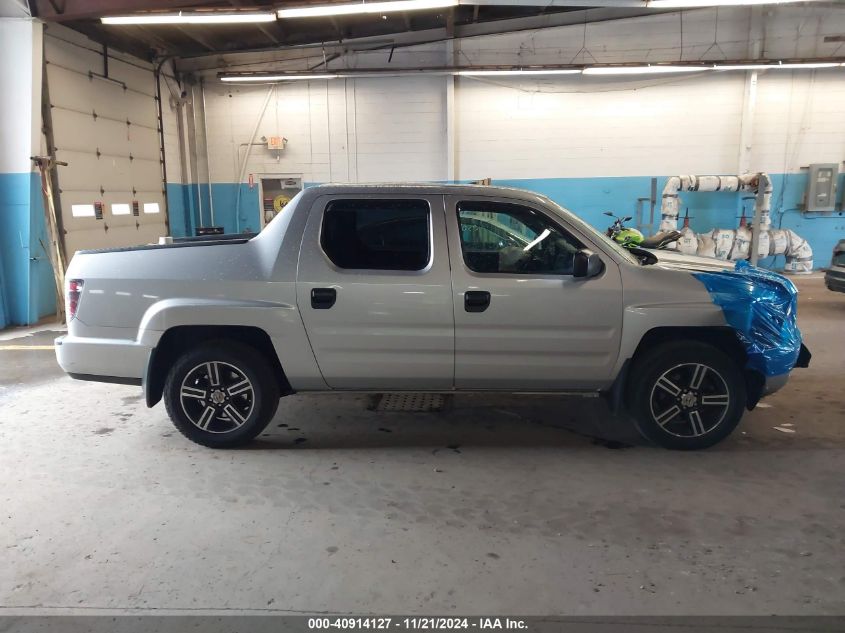 2013 Honda Ridgeline Sport VIN: 5FPYK1F74DB003165 Lot: 40914127