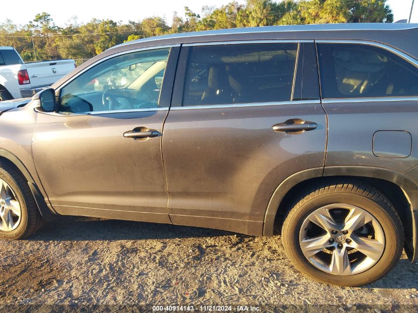 2014 Toyota Highlander Limited Platinum V6 VIN: 5TDDKRFH6ES011831 Lot: 40914143