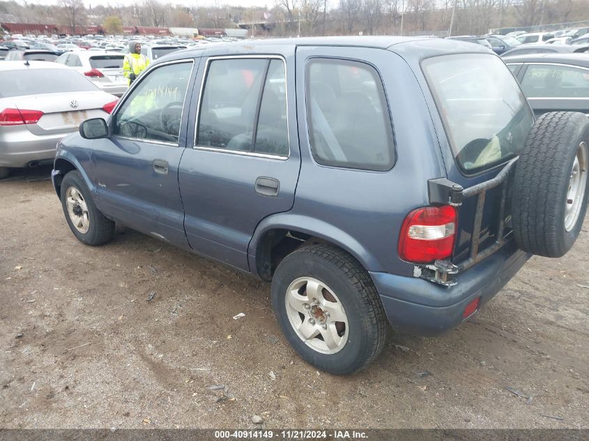 2001 Kia Sportage Ex/Limited VIN: KNDIA723715096389 Lot: 40914149