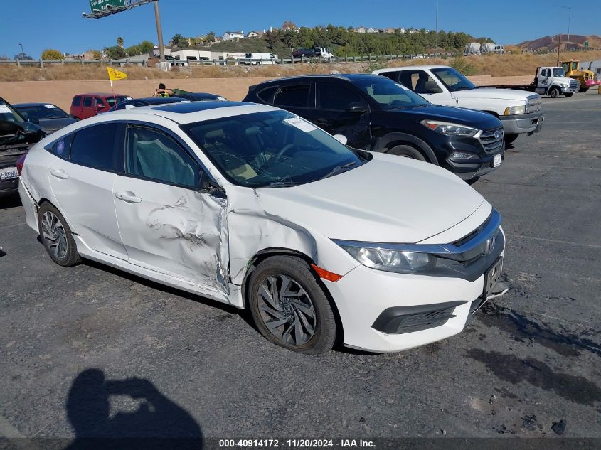 2017 Honda Civic Ex VIN: 2HGFC2F74HH573607 Lot: 40914172