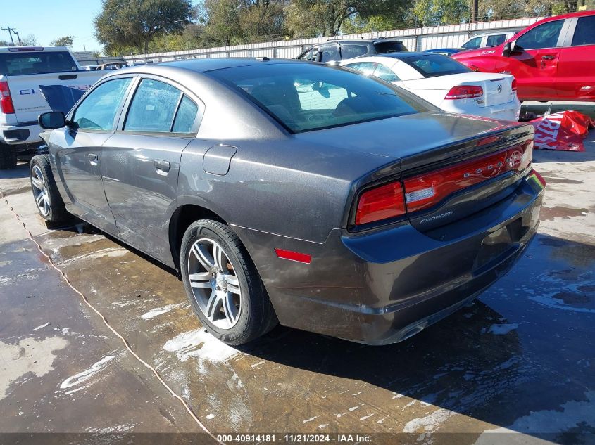 VIN 2C3CDXCTXEH124008 2014 DODGE CHARGER no.3