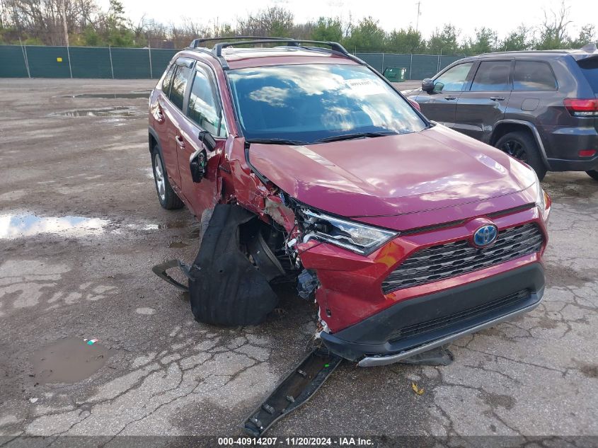 2021 Toyota Rav4 Hybrid Limited VIN: 2T3D6RFV4MW011270 Lot: 40914207