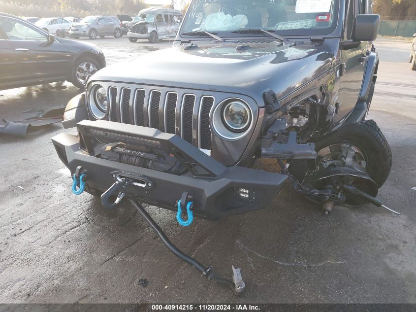 2021 Jeep Wrangler Unlimited Sahara 4X4 VIN: 1C4HJXEN7MW722596 Lot: 40914215