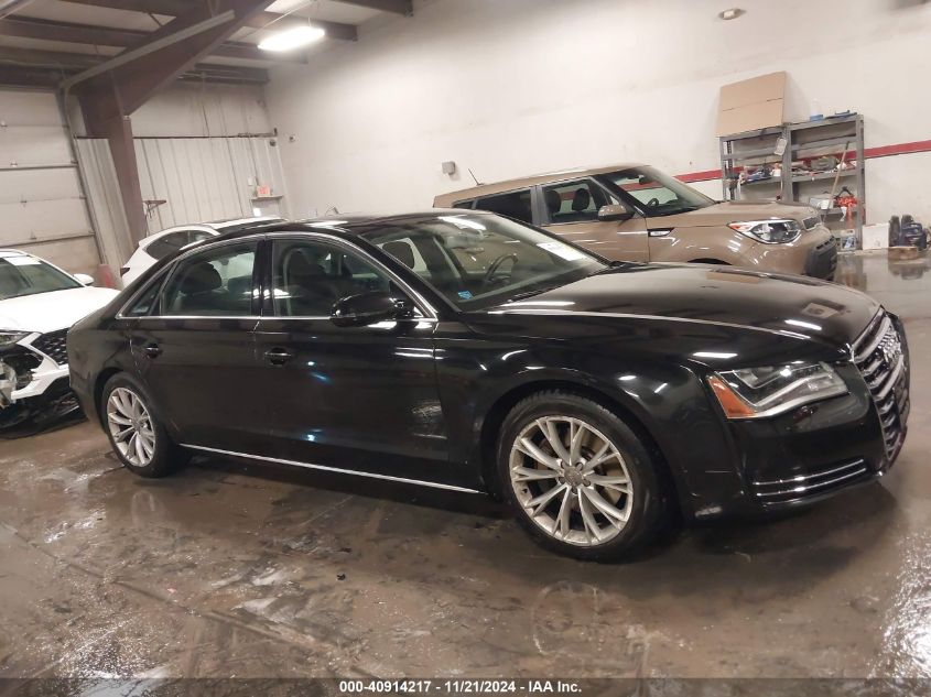 2014 Audi A8 L 3.0T VIN: WAURGAFD4EN002828 Lot: 40914217