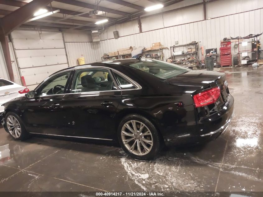 2014 Audi A8 L 3.0T VIN: WAURGAFD4EN002828 Lot: 40914217