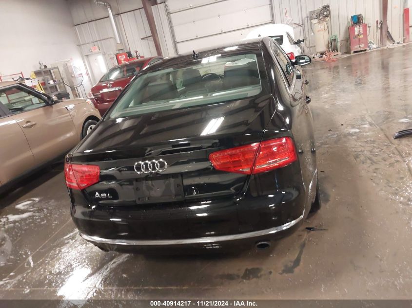 2014 AUDI A8 L 3.0T - WAURGAFD4EN002828