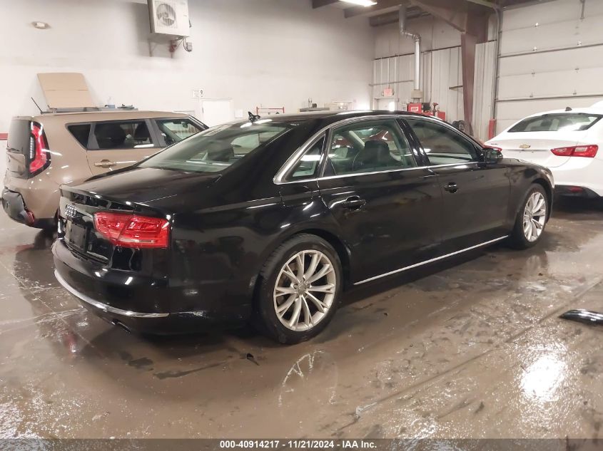 2014 AUDI A8 L 3.0T - WAURGAFD4EN002828