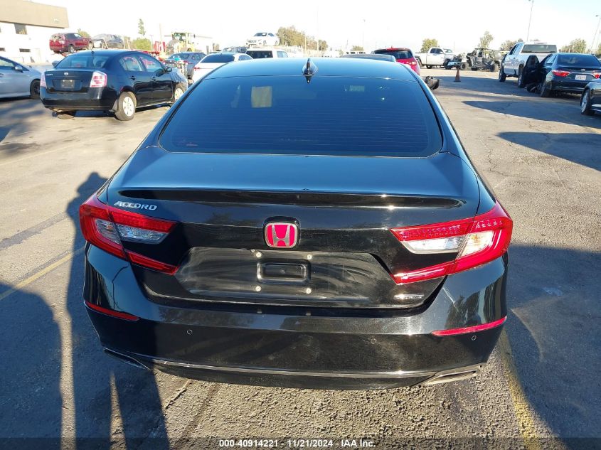 2018 Honda Accord Touring VIN: 1HGCV1F9XJA065414 Lot: 40914221