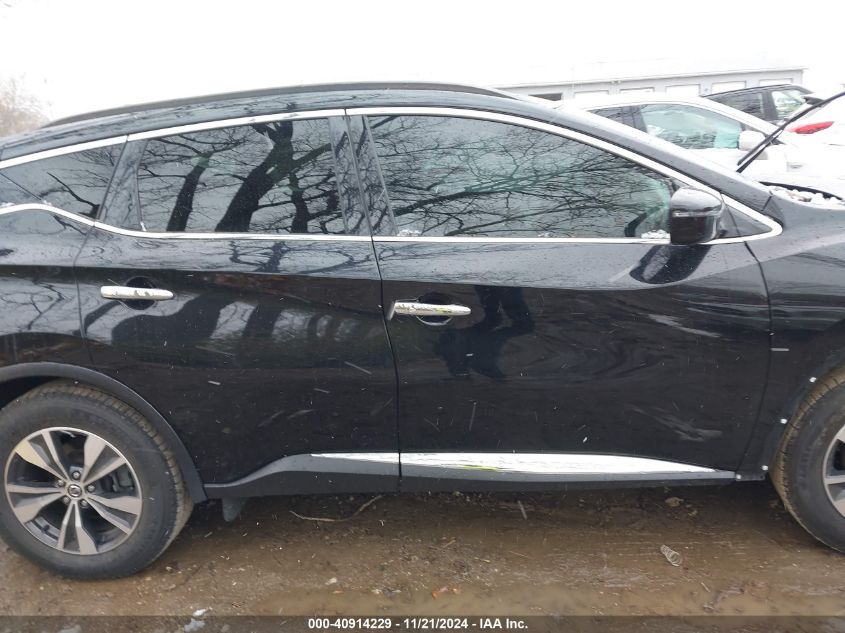 2021 Nissan Murano Sv Fwd VIN: 5N1AZ2BJ5MC127256 Lot: 40914229