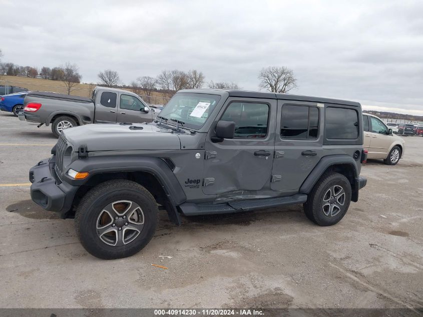 2021 Jeep Wrangler Unlimited Sport S 4X4 VIN: 1C4HJXDG6MW750988 Lot: 40914230