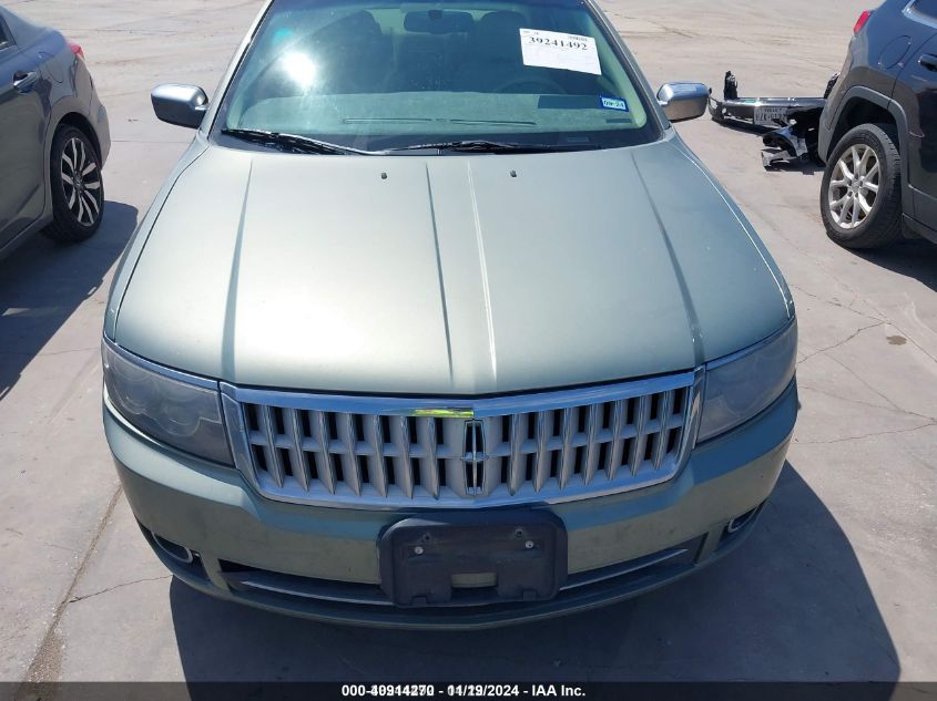 2009 Lincoln Mkz VIN: 3LNHM26T49R625014 Lot: 40914270