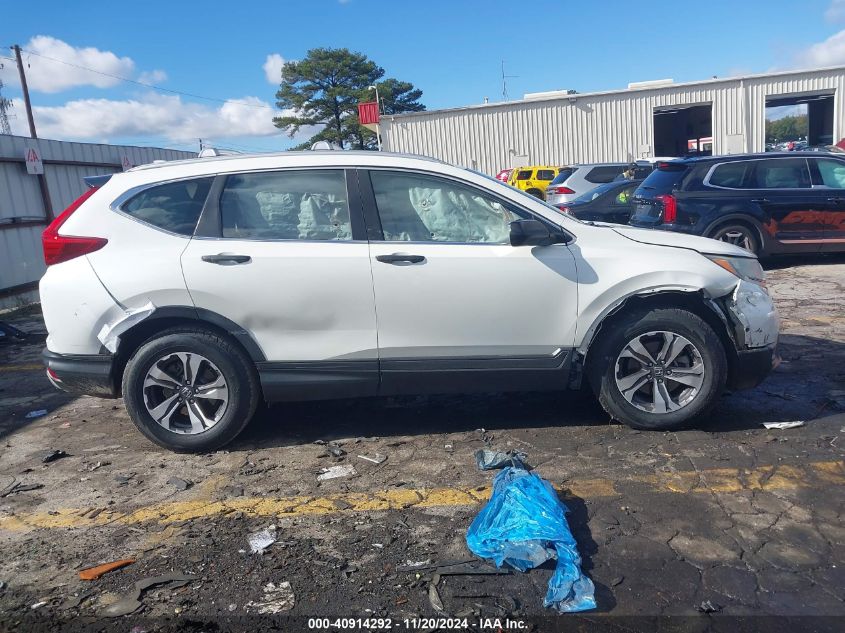 2017 Honda Cr-V Lx VIN: 5J6RW5H34HL005563 Lot: 40914292