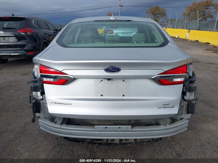 2019 Ford Fusion Hybrid Se VIN: 3FA6P0LU4KR206340 Lot: 40914298