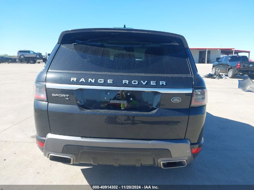 2020 Land Rover Range Rover Sport Hse Mhev VIN: SALWR2SU3LA885474 Lot: 40914302