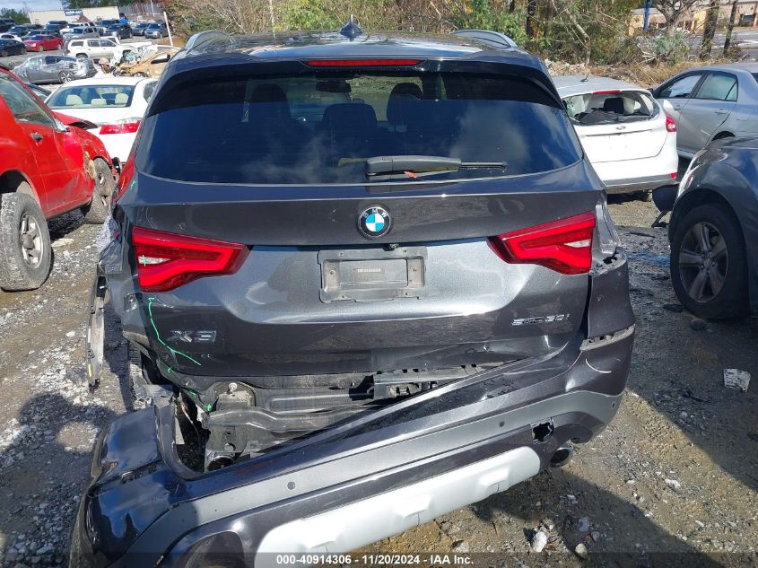 2020 BMW X3 Sdrive30I VIN: 5UXTY3C0XLLU72629 Lot: 40914306