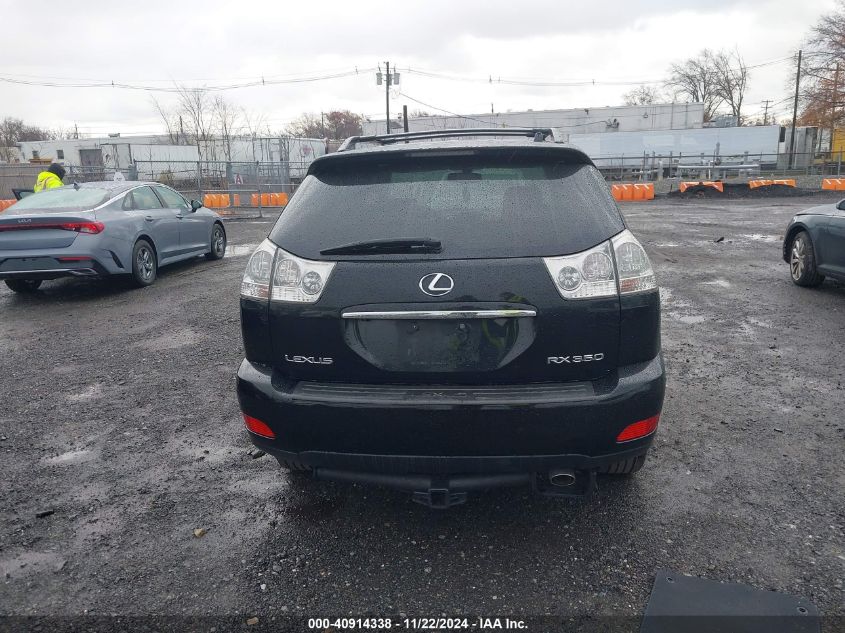 2009 Lexus Rx 350 VIN: 2T2GK31UX9CO78487 Lot: 40914338