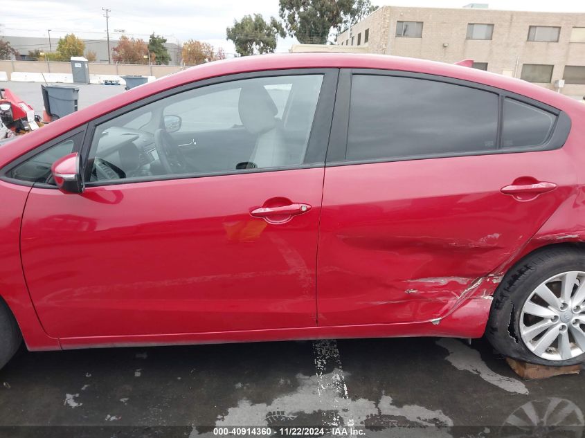 2016 Kia Forte Lx VIN: KNAFX4A63G5603812 Lot: 40914360