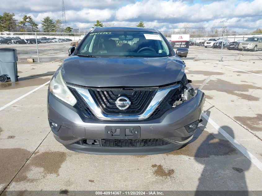 2015 Nissan Murano Platinum VIN: 5N1AZ2MHXFN258457 Lot: 40914367