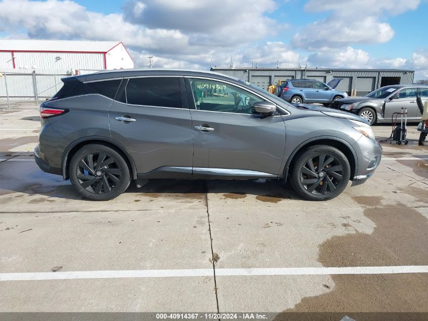 2015 Nissan Murano Platinum VIN: 5N1AZ2MHXFN258457 Lot: 40914367