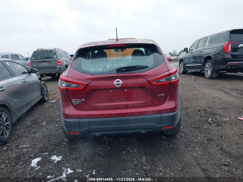 2021 Nissan Rogue Sport S Awd Xtronic Cvt VIN: JN1BJ1AW8MW422764 Lot: 40914405