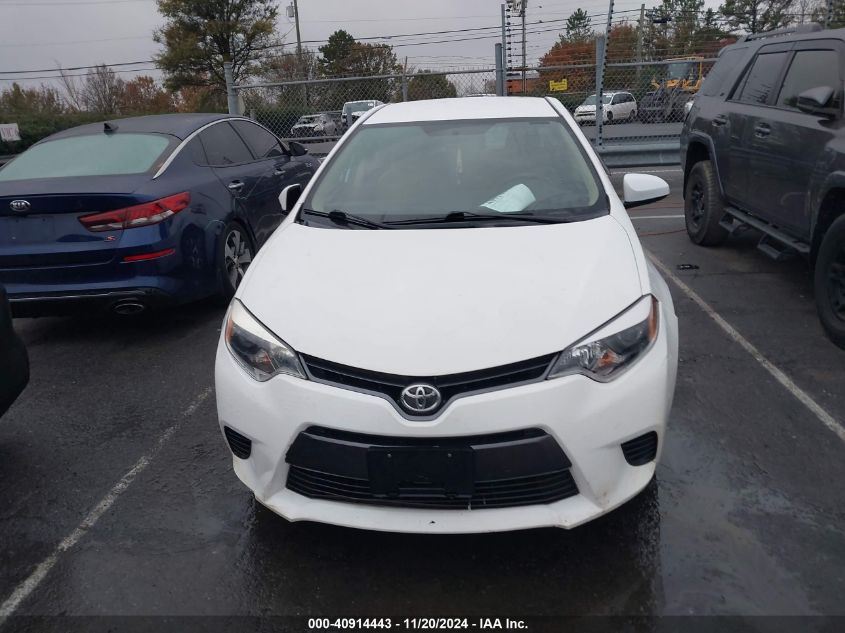 2016 Toyota Corolla Le VIN: 2T1BURHE9GC526970 Lot: 40914443