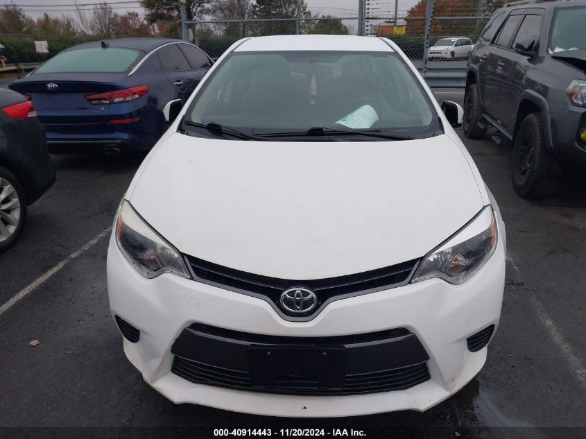 2016 Toyota Corolla Le VIN: 2T1BURHE9GC526970 Lot: 40914443