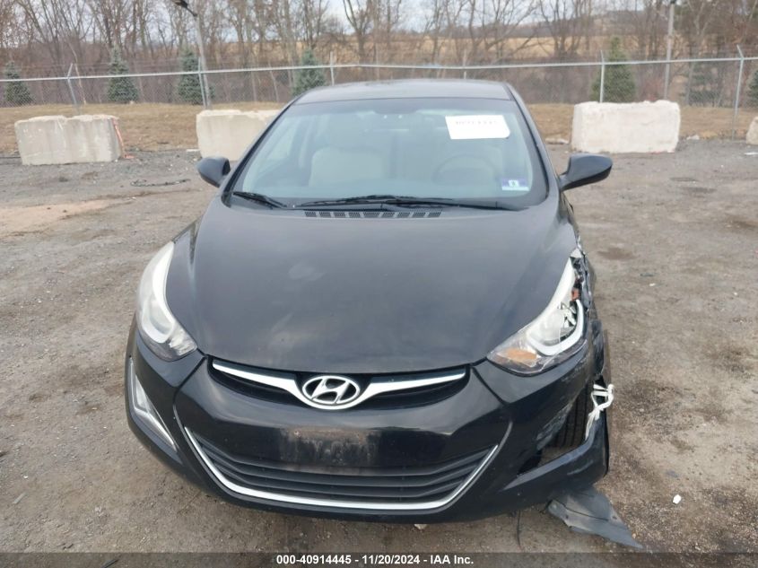 2014 Hyundai Elantra Se VIN: KMHDH4AE0EU074560 Lot: 40914445