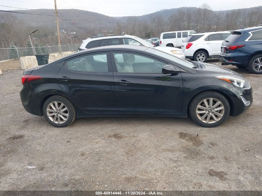 2014 Hyundai Elantra Se VIN: KMHDH4AE0EU074560 Lot: 40914445