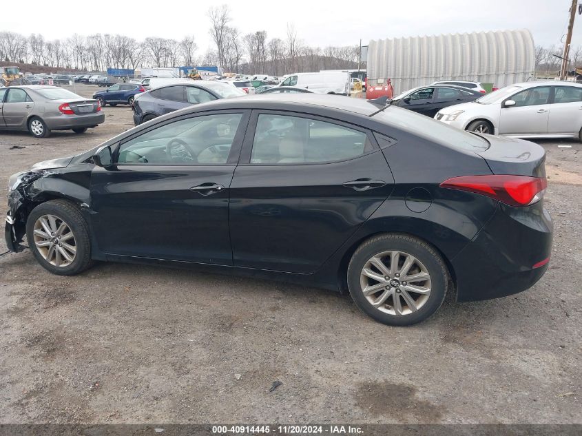 2014 Hyundai Elantra Se VIN: KMHDH4AE0EU074560 Lot: 40914445