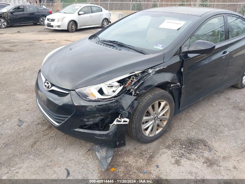 2014 Hyundai Elantra Se VIN: KMHDH4AE0EU074560 Lot: 40914445