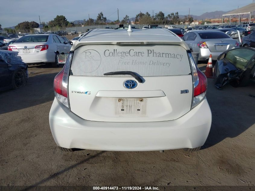 2015 Toyota Prius C One VIN: JTDKDTB32F1110427 Lot: 40914473