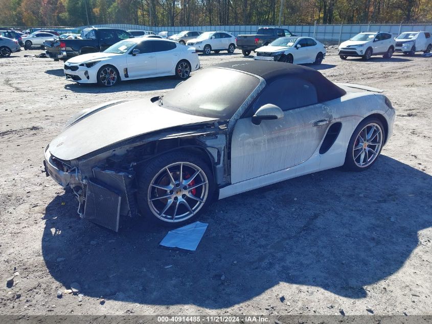 2015 Porsche Boxster VIN: WP0CA2A80FS120405 Lot: 40914485