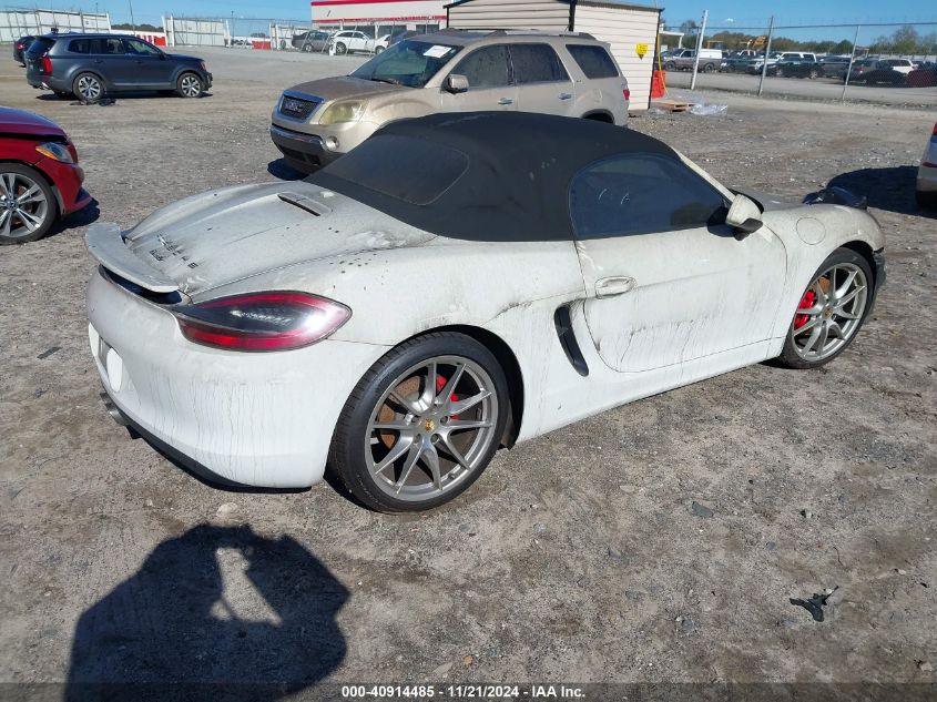 2015 Porsche Boxster VIN: WP0CA2A80FS120405 Lot: 40914485